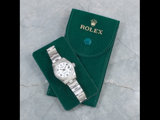 Ролекс (Rolex) Date Lady 26 Bianco Oyster White Milk Arabic 79160 